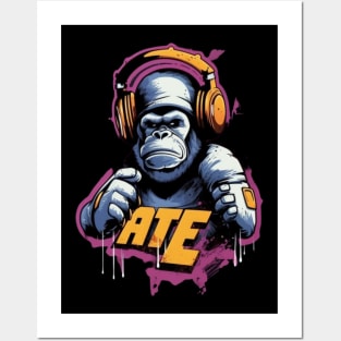 Crazy Cool Monkey Posters and Art